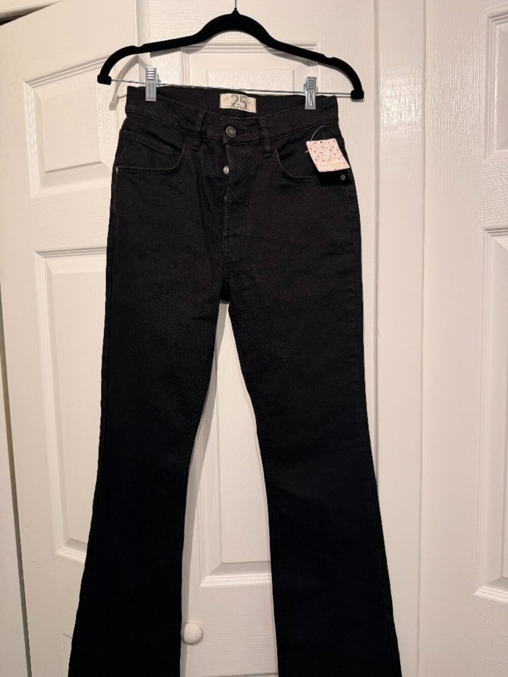 We The Free. Free People Black Flare Jeans